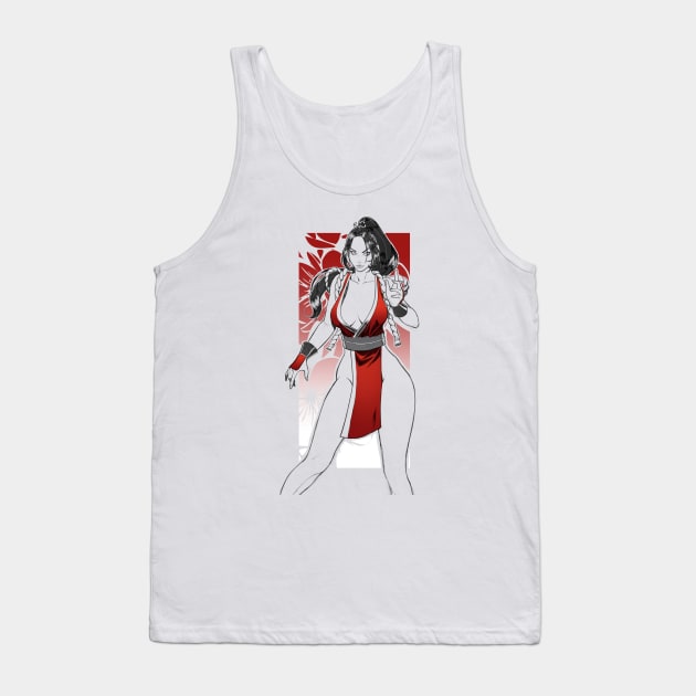 Mai Shiranui Red Tank Top by andresob